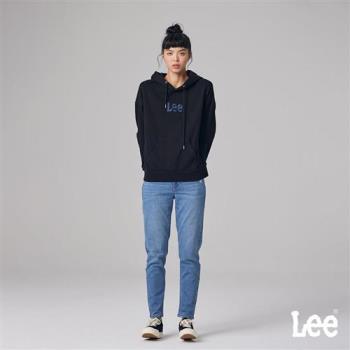 Lee 女款 413 高腰標準小直筒牛仔褲 小磨損刷破 10.5oz | Modern