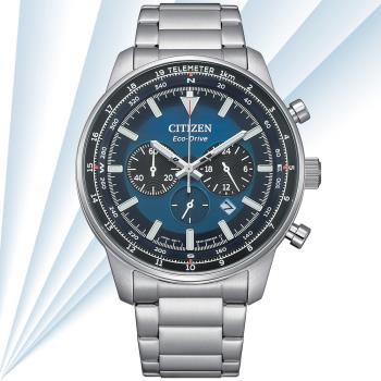 CITIZEN星辰 Chronograph系列 光動能計時腕錶 CA4500-91L