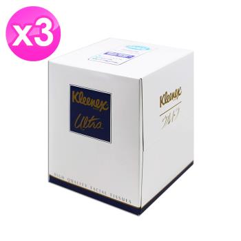 日本Kleenex頂級Ultra絲柔盒裝面紙(70抽x3盒)