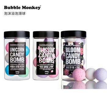 【韓國 Bubble Monkey】CANDY BOMB 泡沫浴泡澡球 10入罐裝 - 三款