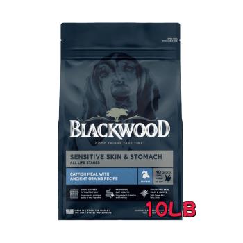 Blackwood 柏萊富-功能性-滋補養生配方(鯰魚+珍珠麥)-10磅_(狗飼料)
