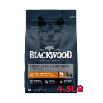 Blackwood 柏萊富-功能性-護膚亮毛配方(羊肉+糙米)-4.5磅_(狗飼料)