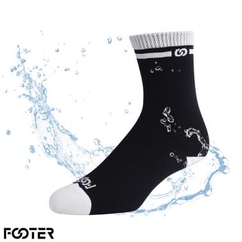 【FOOTER除臭襪】Ultralight透氣防水襪 (K174L/XL-黑)-男款 
