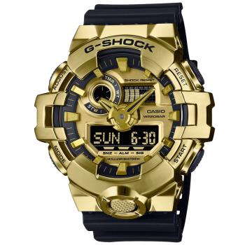 CASIO G-SHOCK 強悍金屬 雙顯腕錶 GM-700G-9A