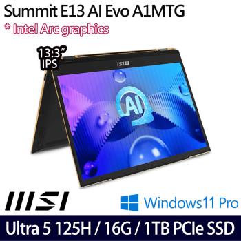 MSI微星 Summit E13 AI Evo A1MTG-043TW 13.3吋商務筆電 Ultra 5 125H/16G/1TB SSD/W11P