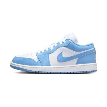 Nike Air Jordan 1 Low SE 男 北卡藍 漆皮 AJ1 喬丹 低筒 休閒鞋 FZ2138-114