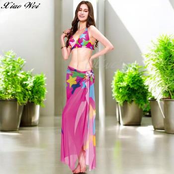 【梅林品牌】 流行大女三件式鋼圈比基尼泳裝 NO.M34338