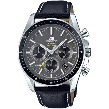 CASIO EDIFICE 競速時尚三眼計時錶/灰/EFB-570L-1A