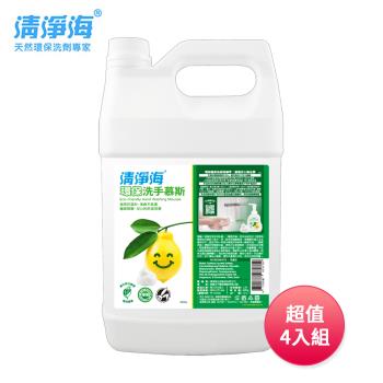 清淨海 環保洗手慕斯4000g超值家庭號4入組
