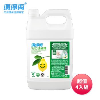 清淨海 環保洗碗精4000g超值家庭號4入組