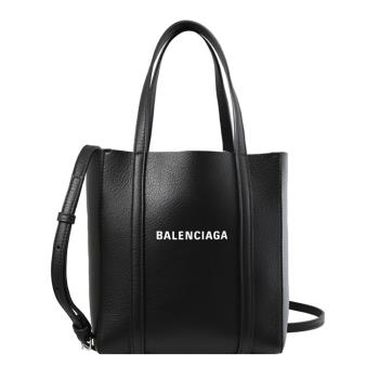 BALENCIAGA 巴黎世家 551815 EVERYDAY TOTE 品牌燙印LOGO兩用包.黑