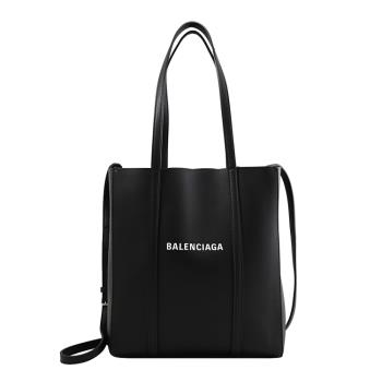 BALENCIAGA 巴黎世家 551810 EVERYDAY TOTE 品牌LOGO中號手兩用包.黑