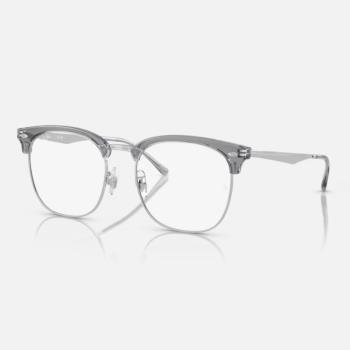 【RayBan 雷朋】眉型金屬光學眼鏡(RX7318D-8326 54mm)