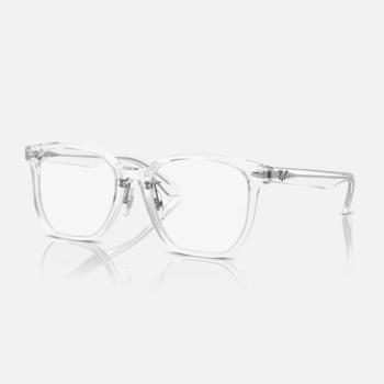 【RayBan 雷朋】方形膠框光學眼鏡(RX5425D-2001 54mm)