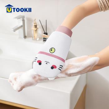 UTOOKII 貓咪造型去角質沐浴手套