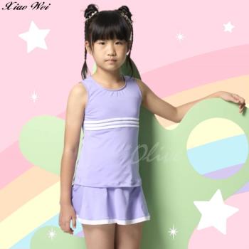 【沙麗品牌】 流行女童二件式裙款泳裝 NO237038 