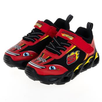SKECHERS 童鞋 男嬰童系列燈鞋 THERMO-FLASH (402306NRDBK)