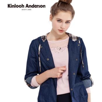 Kinloch Anderson 甜美網紗造型設計針織長袖上衣 金安德森女裝 KA0979029 粉 紫