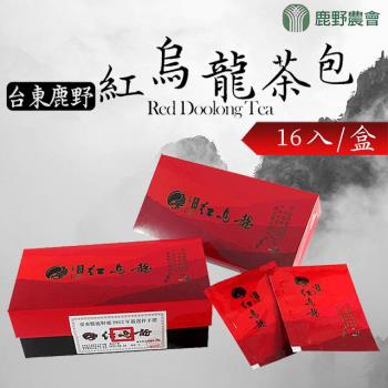 【鹿野農會】紅烏龍茶包2.5gx16入x1盒