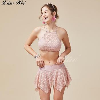 【蘋果品牌 】 時尚大女二件式比基尼裙款泳裝 NO.1124078
