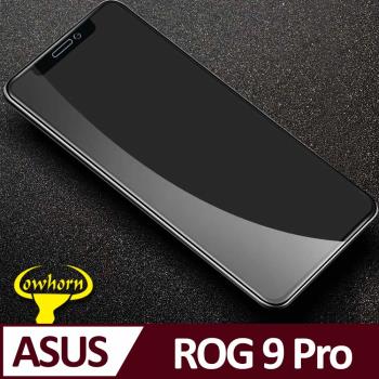ASUS ROG Phone 9 Pro 2.5D曲面滿版 9H防爆鋼化玻璃保護貼 黑色
