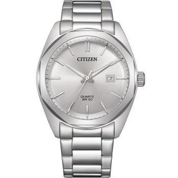 CITIZEN 星辰 簡約八角形紳士腕錶/銀/41mm/BI5110-54A