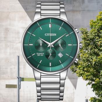 CITIZEN星辰 Chronograph系列 時尚三眼計時腕錶 AN8220-52X