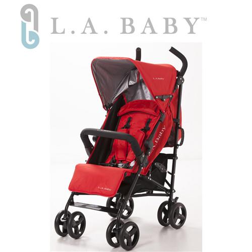 L.A. Baby 美國加州貝比 時尚輕便嬰兒手推車(紅色)