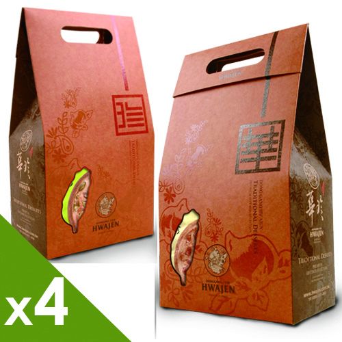 [華珍]手燒煎餅18入隨手包(花生/南瓜子/黑豆/芝麻)-4盒組