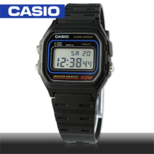 【CASIO 卡西歐】日系復古風-學生指定款運動錶(W-59-1)