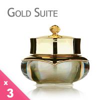 GOLD SUITE全效潤澤亮白珍珠膏3入組