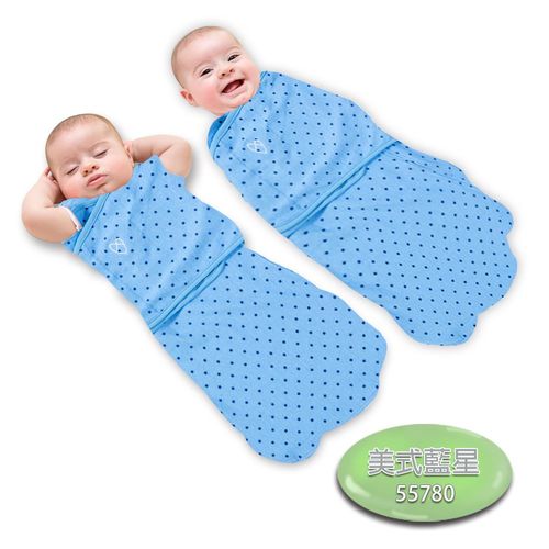 【美國Summer Infant】2合1聰明懶人育兒睡袋-美式藍星 
