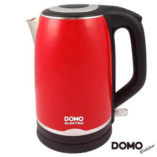 【DOMO】 2.0L雙層防燙快煮壺快煮壺 DM491WKT(304不鏽鋼內壺)