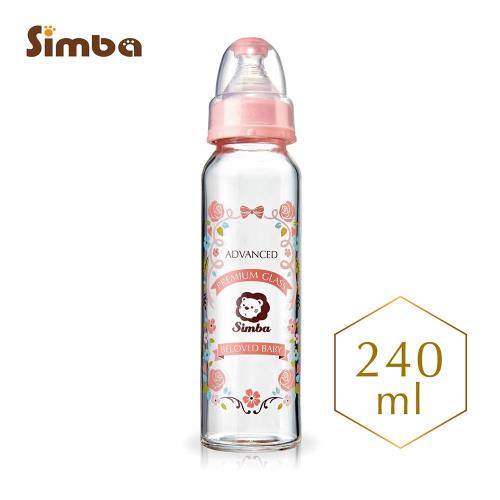 【小獅王辛巴】蘿蔓晶鑽標準玻璃大奶瓶3支組(240ml)