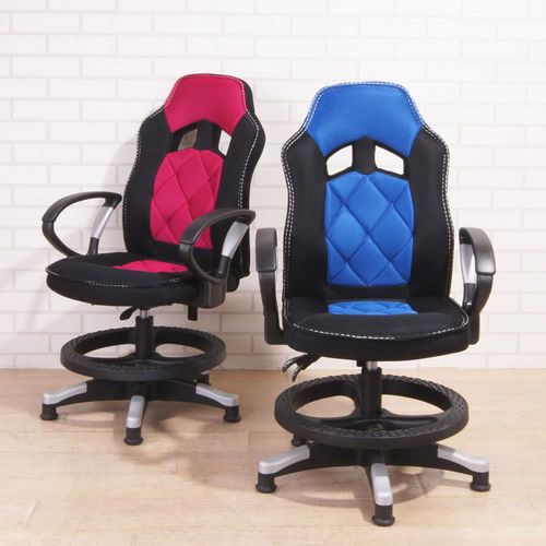 BuyJM 賽車造型兒童椅附腳踏圈(2色)/辦公椅