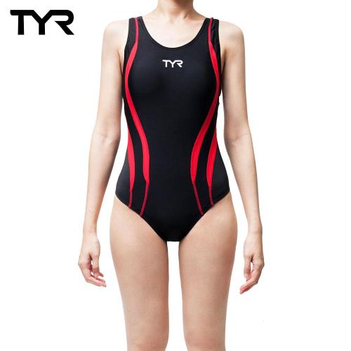 美國TYR Alliance Splice MaxBack 修身款連身泳裝-Red紅