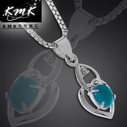 KMK天然寶石【台灣藍寶】1克拉-項鍊