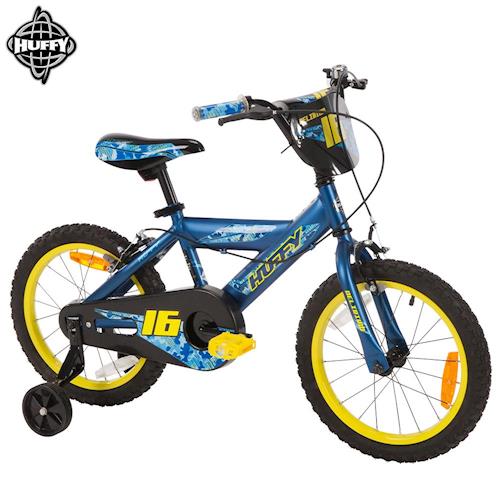 美國HUFFY-2017新款16吋男童自行車【藍色】,兒童腳踏車,輔助輪自行車