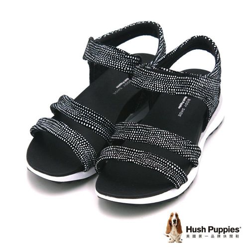 Hush Puppies IVANIA AZALEA系列 機能健走涼鞋 女鞋-黑(另有銀)