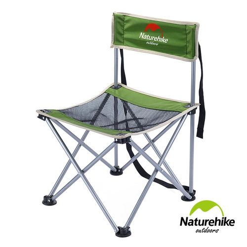 Naturehike 戶外靠背便攜式折疊椅 釣魚椅  綠色