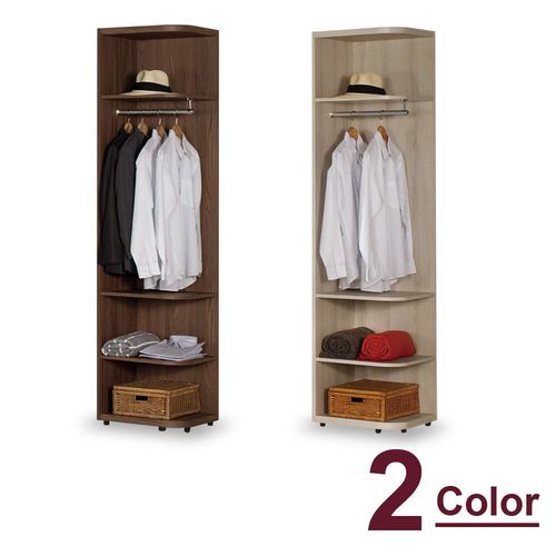 【時尚屋】[C7]約克1.5尺開放式置物衣櫥C7-512-3兩色可選/免運費/免組裝/臥室系列/衣櫥