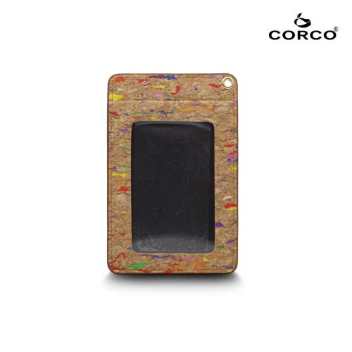 CORCO 直式軟木證件套 - 繽紛彩 (含掛繩)