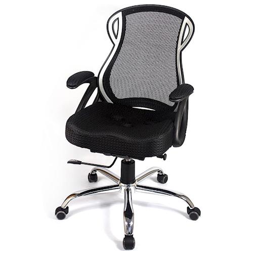 【aaronation】愛倫國度 - 金屬椅美背式賽車型 - 辦公/電腦椅(DW-301賽車椅+鐵腳+PU)