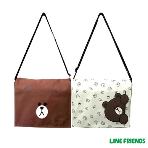 【LINE FRIENDS】MIT 熊大平板側背包(二款_LI-5425)