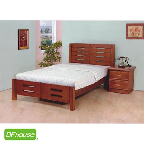 《DFhouse》妮可3.5尺實木床- 單人床 雙人床 床架 床組 實木 木藝床.
