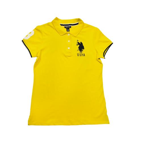 Ralph Lauren 經典戰馬短袖POLO衫-黃