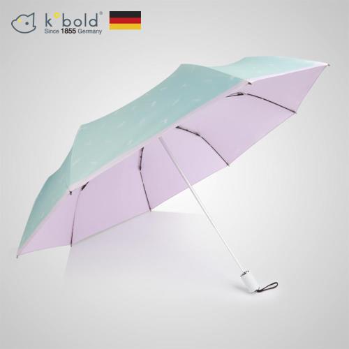 德國kobold酷波德 抗UV夏威夷風情-超輕巧 遮陽防曬三折傘-粉色