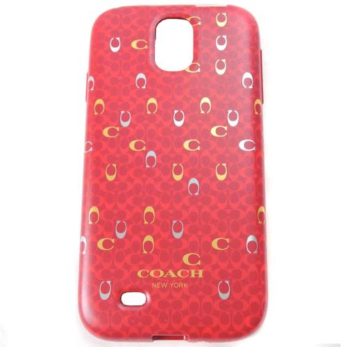 COACH C LOGO Samsung S4 手機保護殼(紅)