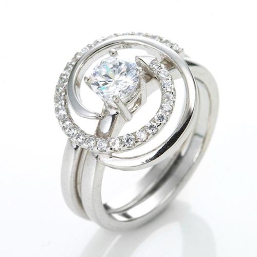 Dolly 18K金 求婚戒 0.50克拉完美車工鑽石戒指(028)