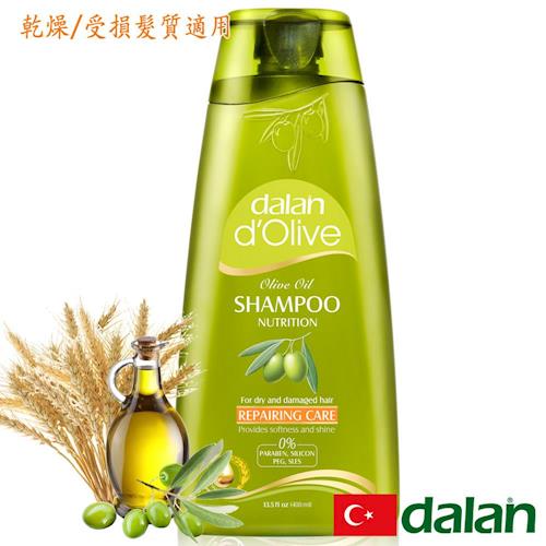 【土耳其dalan】橄欖油小麥蛋白修護洗髮露(乾燥/受損髮質)-即期品至2021.11後